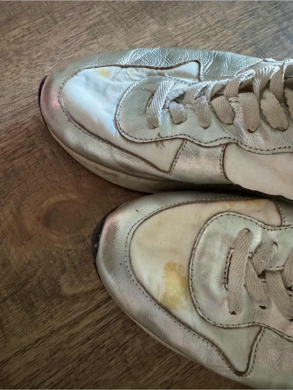 Golden Goose “Running” Sneaker with Light Blue Star Accent - Picture 3 of 9